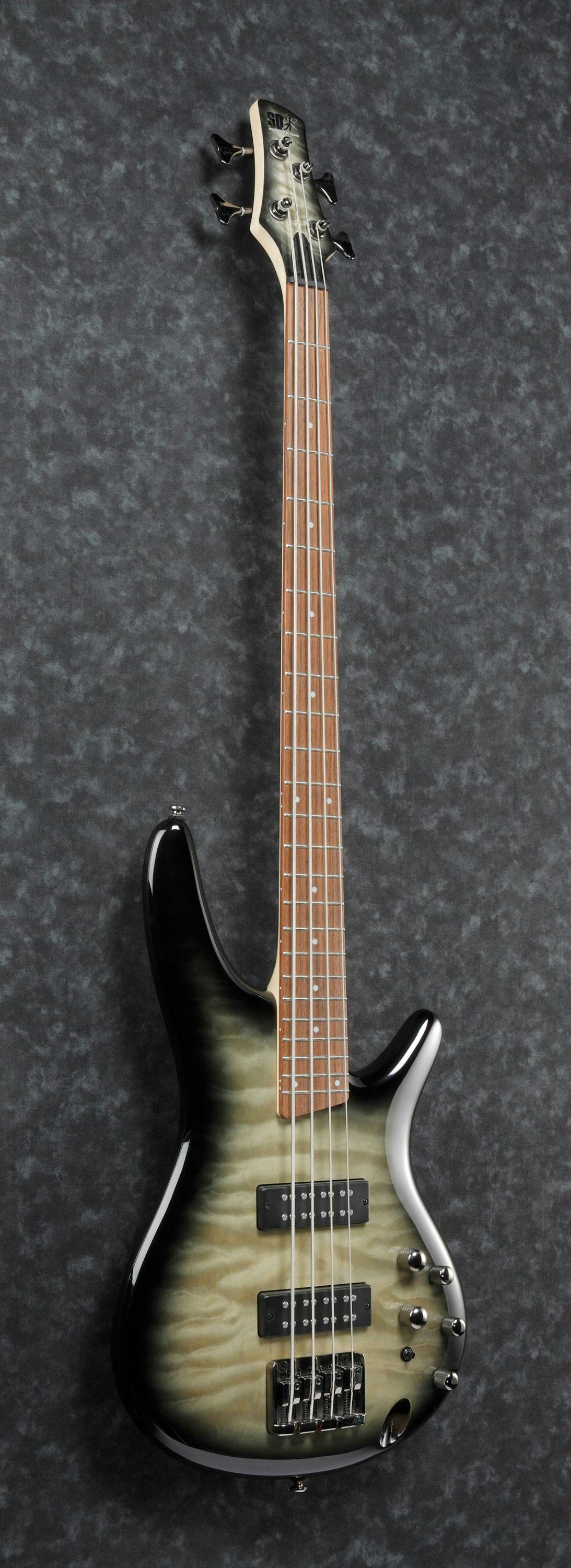 Ibanez SR400EQM SKG bass guitar in Surreal Black Burst Gloss